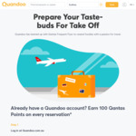 Earn up to 900 Qantas Points for Free by Joining Quandoo and Downloading Their App @ Quandoo