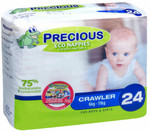 Win 1 of 3 Two Packs of Precious Eco Nappies, a Pack of Water Wipes & Travel Wipes