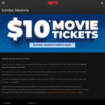 $10 (+ Fees) Movie Tickets for Sunday Sessions in June before 12:01pm (Excludes Lux, Added Surcharge for Xscreen, DBOX) @ Hoyts