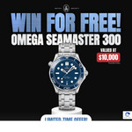 Win an Omega Seamaster Diver 300M Blue Complete with Box and Papers (Worth $10,000) from The Watch Society