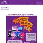 Free Tablet, iPad or Laptop Case from Ziangi Design & Print (Pickup in Rotorua / Pay for Shipping)