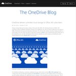 Unlimited OneDrive Storage FREE for All Office 365 Subscribers