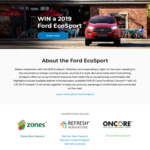 Win a 2019 Ford EcoSport from Refresh Renovations