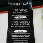 Bonus Brownies or Wedges with $25 Spend @ Hell Pizza Khandallah