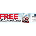 Free 6" X 4" Photo with Santa, Sat + Sun, 11AM-2PM until Christmas @ Harvey Norman