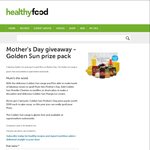 Win 1 of 2 Golden Sun Mother’s Day Prize Packs (Worth $100) from Healthy Food