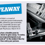 Win a Double Pass to Mechanical Ballet from The Dominion Post (Wellington)