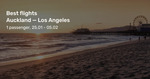 Auckland to Los Angeles from $905 Return on Hawaiian Airlines / Qantas Airways (Jan to Mar)