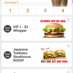 $3 Whopper at Burger King via App