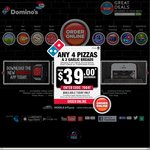 Chef's Best & Traditional Pizza Pickup $7 (Normally $11/ $12), 2 Sides Pickup $6 @ Domino's