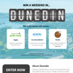 [Hawkes Bay] Win a weekend in Dunedin (flights, hotel, & tickets to Dunedin Craft Beer & Food Festival for two) @ Win a Weekend