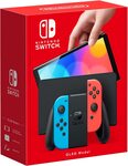Nintendo Switch OLED (Neon 64GB) A$478.32 (~NZ$507 Approx. Delivered) @ Amazon AU