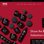 20% off Storewide @ Zeke Skincare