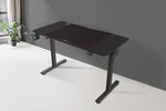 Matrix Electric Height Adjustable Straight Desk (120cm Length, Black) + Jumbo Mouse Pad (Black) $239 + Shipping @ iFurniture