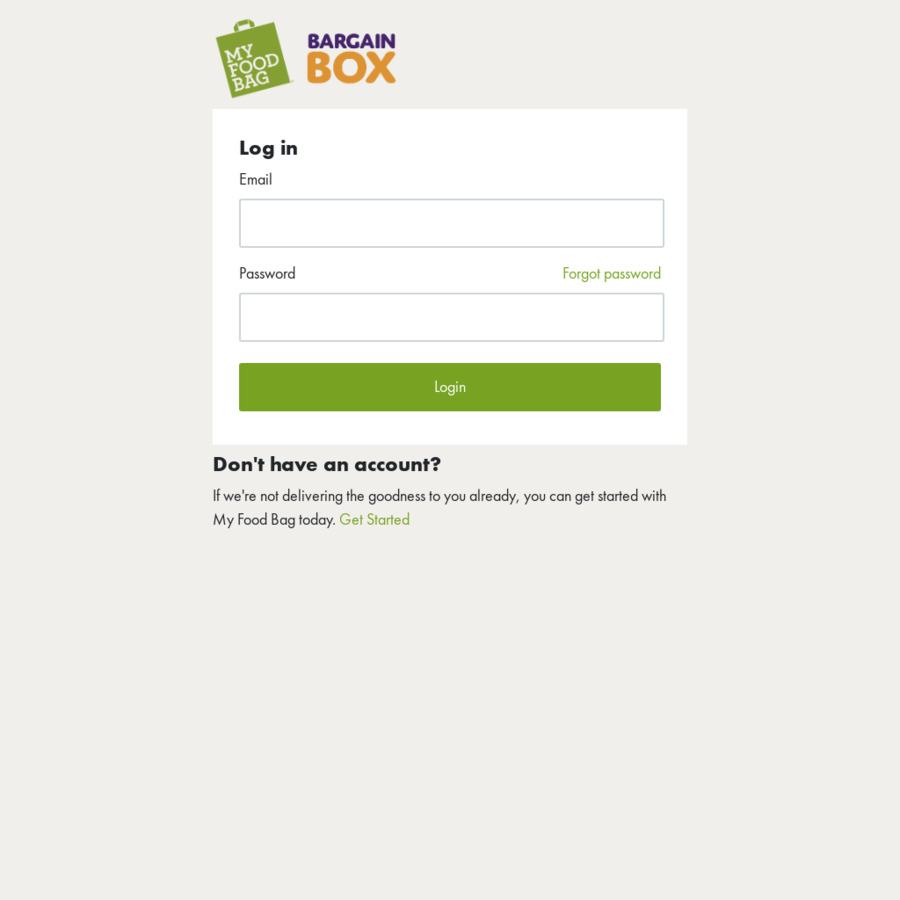 Small Seasonal Veggie Box for 0.99 with My Food Bag, Fresh Start or