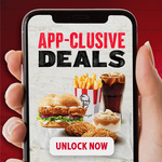 KFC Secret Menu: 6 Wicked Wings & Reg. Chips $10; Supercharged Snack Burger $5.99; BBQ DoubleDown $12.99 (Pickup Only) @ KFC App