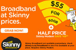 GrabOne - 50% off Skinny Broadband 4G Modem (Save $49.50)