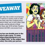 Win a Double Pass to One Night Only from The Dominion Post (Wellington)