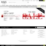 Marks & Spencer Mega Sale - Save up to 60% (Free Delivery for Purchases over £30)