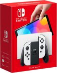 Nintendo Switch OLED (White, 64GB) A$478 (~NZ$541 Approx. Delivered) @ Amazon AU