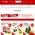 24 Days of Deals (50% off Wonderland Xmas Lights, 30% off Board Games, $5 Cadbury Favourites 265g + More) @ The Warehouse