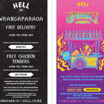 Free Delivery or Chicken Tenders or Free Unholy Donut with $30 Spend @ Hell Pizza Whangaparāoa / Hibiscus