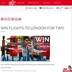 Win Return Flights for 2 to London (Qantas/Emirates) from Ifly