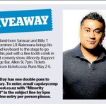 Win a Double Pass to Minority Rapport from The Dominion Post (Wellington)