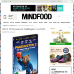 Win 1 of 10 copies of Paddington 2 on DVD from Mindfood