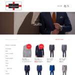 $500 off Bold Check Slim Fit Men's Suits @ Scriber and Marks