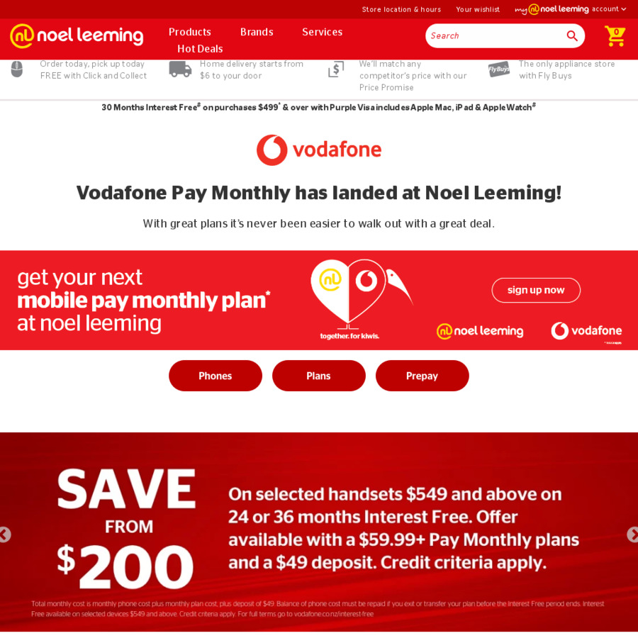 Vodafone Unlimited Plan 59.99 Noel Leeming ChoiceCheapies