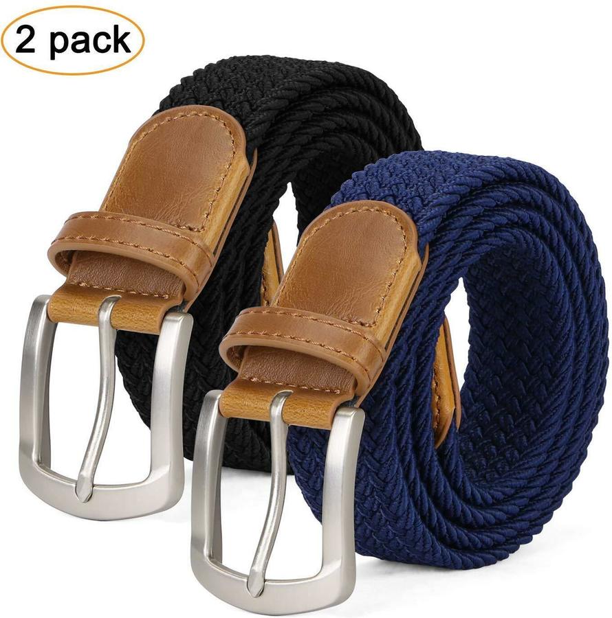 Men Braided Belt US 11.99 / 18.07 NZD Delivered + Free Gift (50