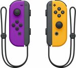 Nintendo Switch Joy-Con Controller Pair [Purple/Neon Orange] A$85.00+ Shipping @ AmazonAU