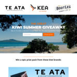 Win a Te Ata 270° Vehicle Awning, KEA Outdoors Gear & 40 packs of Bootleg Jerky @ Kiwi Summer