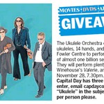 Win 1 of 3 Double Passes to The Ukulele Orchestra of Great Britain, Nov 28 [Wellington]