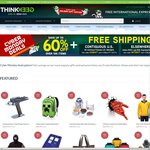 Free International Shipping on Orders over $100 USD @ ThinkGeek