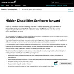 Free Hidden Disabilities Lanyard (Email Required) @ New Zealand Airports