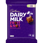 [CHCH] Cadbury Chocolate Block Dairy Milk Fruit & Nut 340g $0.99 @ FreshChoice Parklands