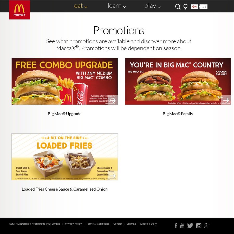 Free Combo Upgrade with Any Medium Big Mac Combo McDonald's