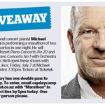 Win a Double Pass to see Michael Houstoun from The Dominion Post (Wellington)