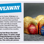 Win 1 of 3 Whittaker's Chocolate Kiwis from The Dominion Post