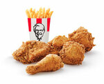 Gimme Five (5 Pc Secret Recipe Chicken + Regular Chips) $9.99 @ KFC