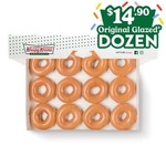 [Auckland] Original Glazed Doughnut Dozen $14.90 + Delivery/C&C (Exclusions Apply) @ Krispy Kreme