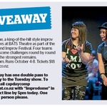 Win a Double Pass to Improdome, 4/10, from The Dominion Post (Wellington)