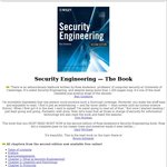 Free 1000 Page eBook: Security Engineering 2nd Edition (Normally $85)