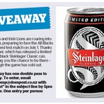 Win a Double Pass to The British and Irish Lions Vs. All Blacks Game from The Dominion Post (Wellington)