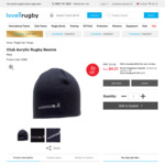 New Zealand 2017/18 Rugby Jersey + Beanie £37.17 (~$68.18 NZD) Delivered @ Lovell Rugby