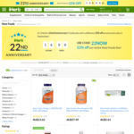 22% off Now Foods (Restrictions Apply) @ iHerb
