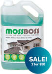 [AKL, CHCH] MossBoss 5L Concentrate Mould, Moss & Lichen Remover - 2 for $50 Del. (Was $40 ea., Select Locations) @ Gerard Roofs