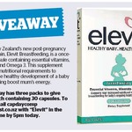 Win 1 of 3 Packs of Elevit Breastfeeding (30 Capsules) from The Dominion Post